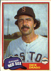 1981 Topps Baseball Cards      647     Dick Drago